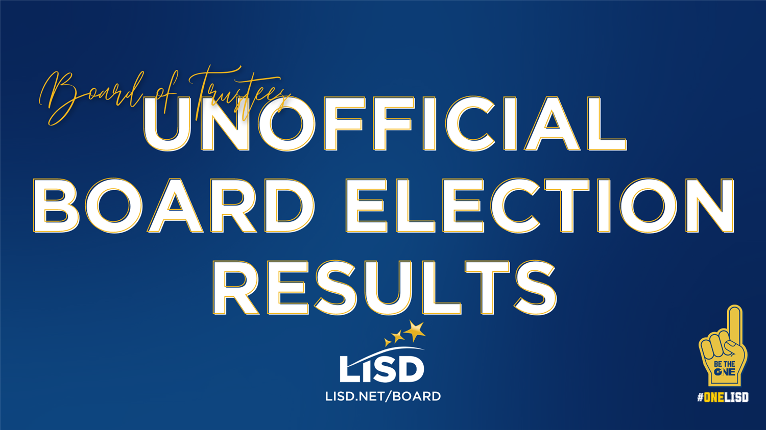 LISD Board Election Results